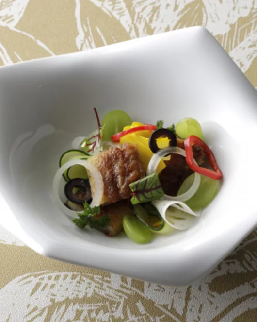 Premium European style cuisine dinner